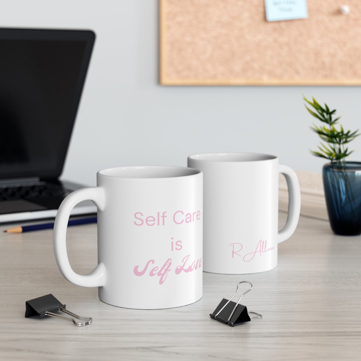 11oz Pink Self-Care is Self-Love White Ceramic Mug